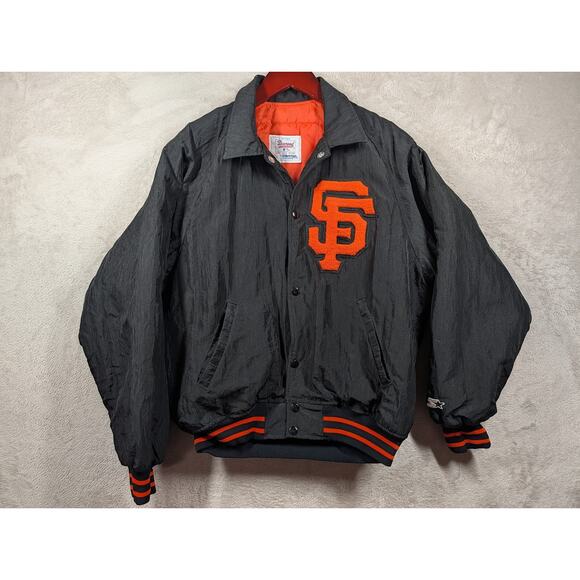 Starter Diamond Collection San Francisco Giants Black Orange Vintage Size SMALL - Picture 1 of 10